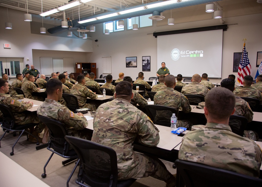 California National Guard Deploy to the Border Patrol El Centro Sector