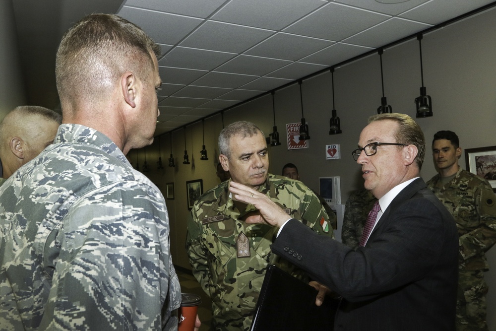 Senior Hungarian military official visits Delaware Training and Community Center