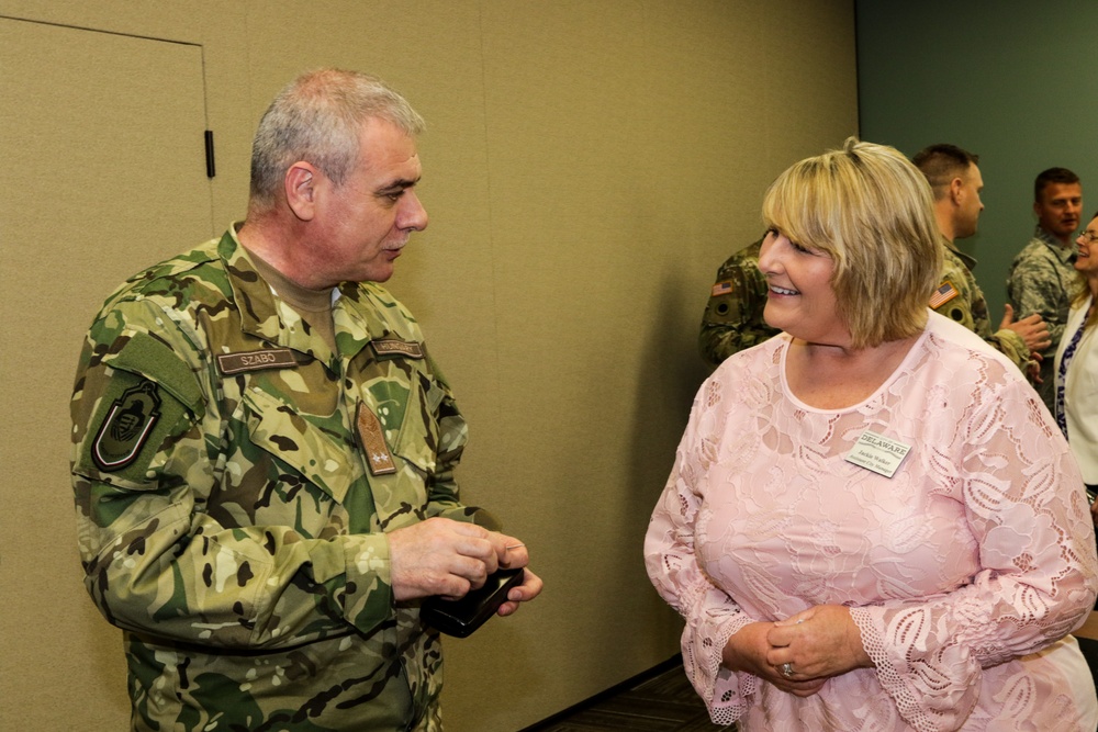 Senior Hungarian military official visits Delaware Training and Community Center