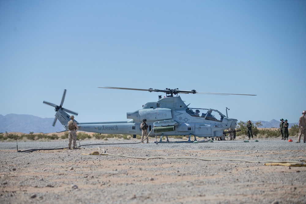 Marines with HMLA-367 Utilize A FARP During ITX 3-18