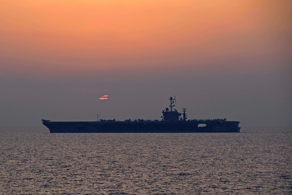 Forrest Sherman is currently deployed as part of the Harry S. Truman Carrier Strike Group. With USS Harry S. Truman (CVN 75) as the flagship, deployed strike group units include staffs, ships and aircraft of Carrier Strike Group Eight (CSG 8), Destroyer S