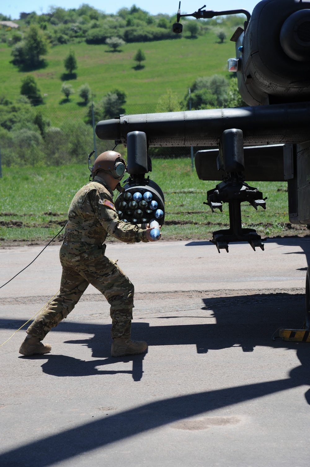 Apache AH-64 Helicopter Gunnery