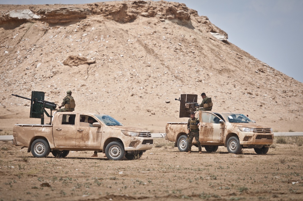 Coalition Fires Mortars at ISIS