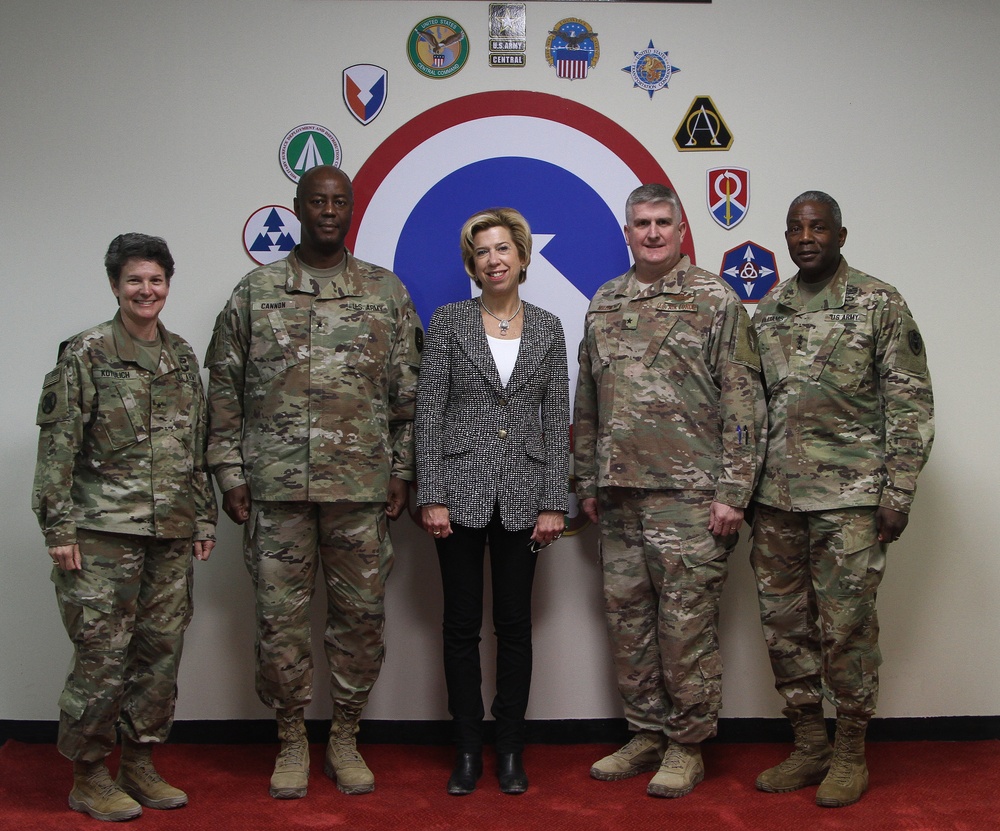 HON Lord visits USARCENT to review Sustainment