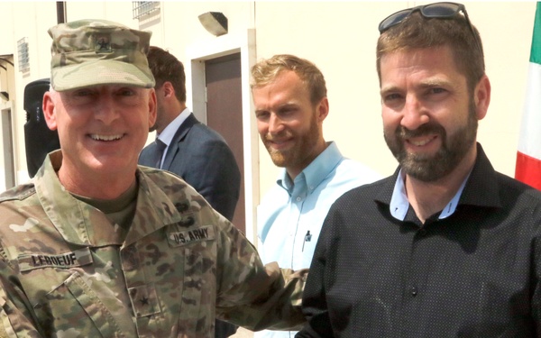 Ribbon Cutting Ceremony Bldg 76