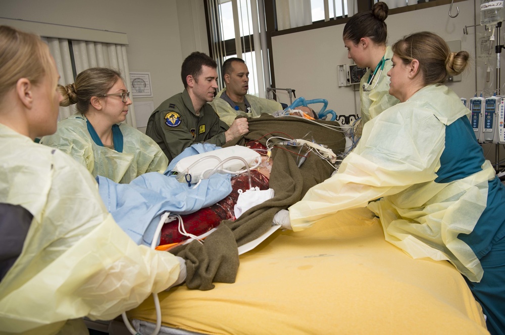 86th MDS simulates burn victim evacuation