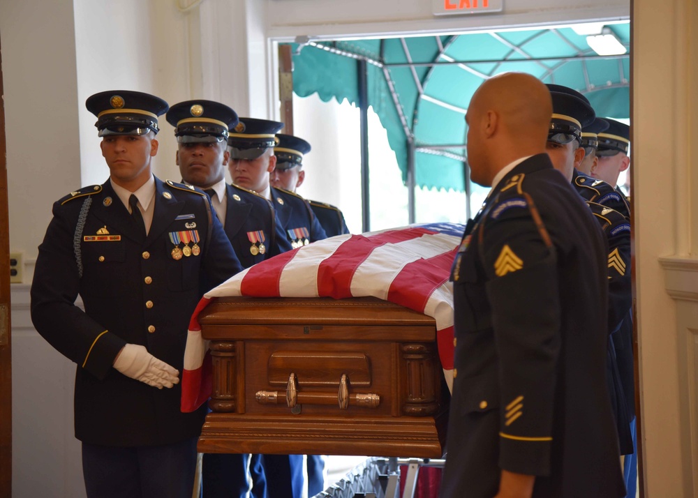 Army Sgt. Edward Saunders Funeral