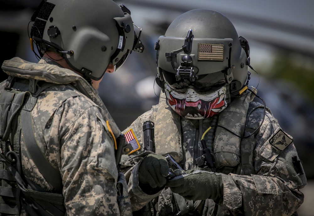 1-150th Assault Helicopter Battalion flightline operations