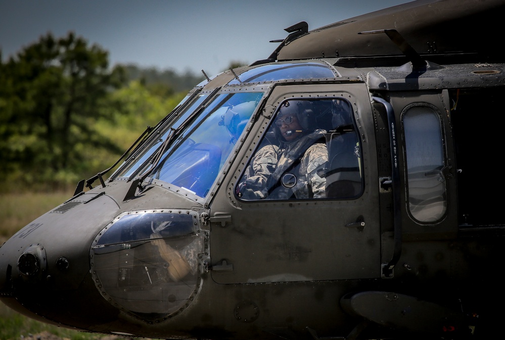 1-150th Assault Helicopter Battalion flightline operations