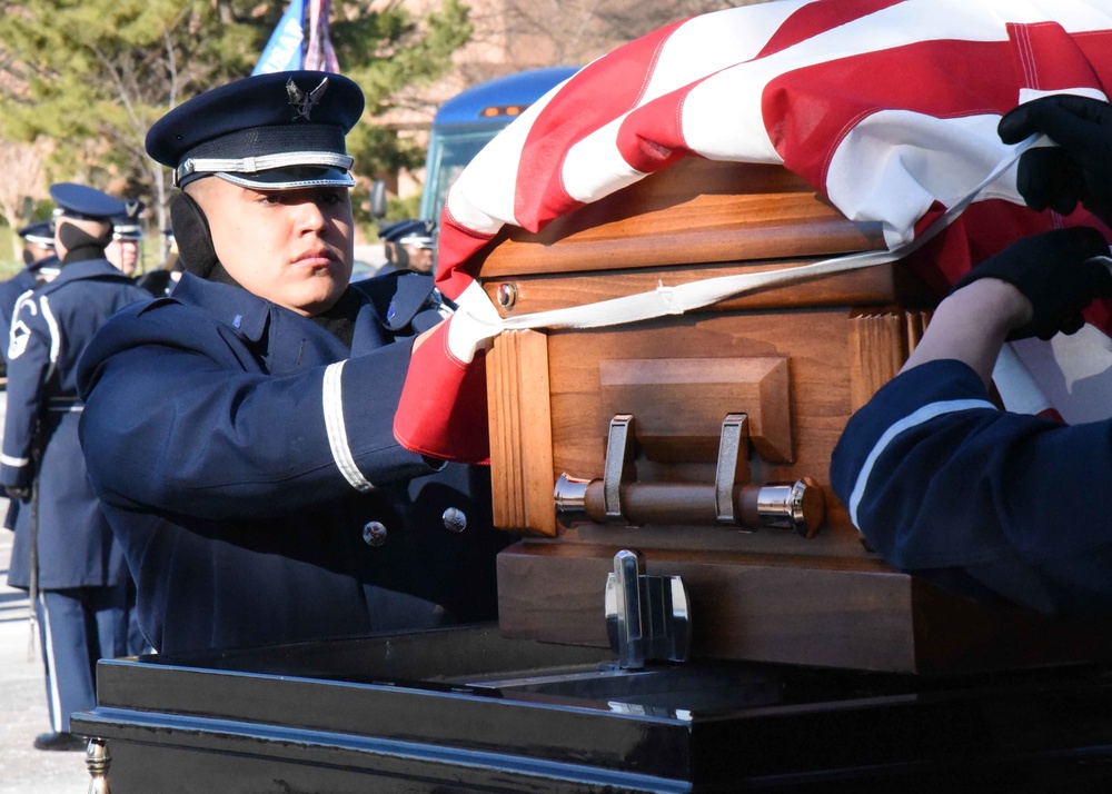 Air Force Chief Master Sgt. Donald J. Hall Funeral