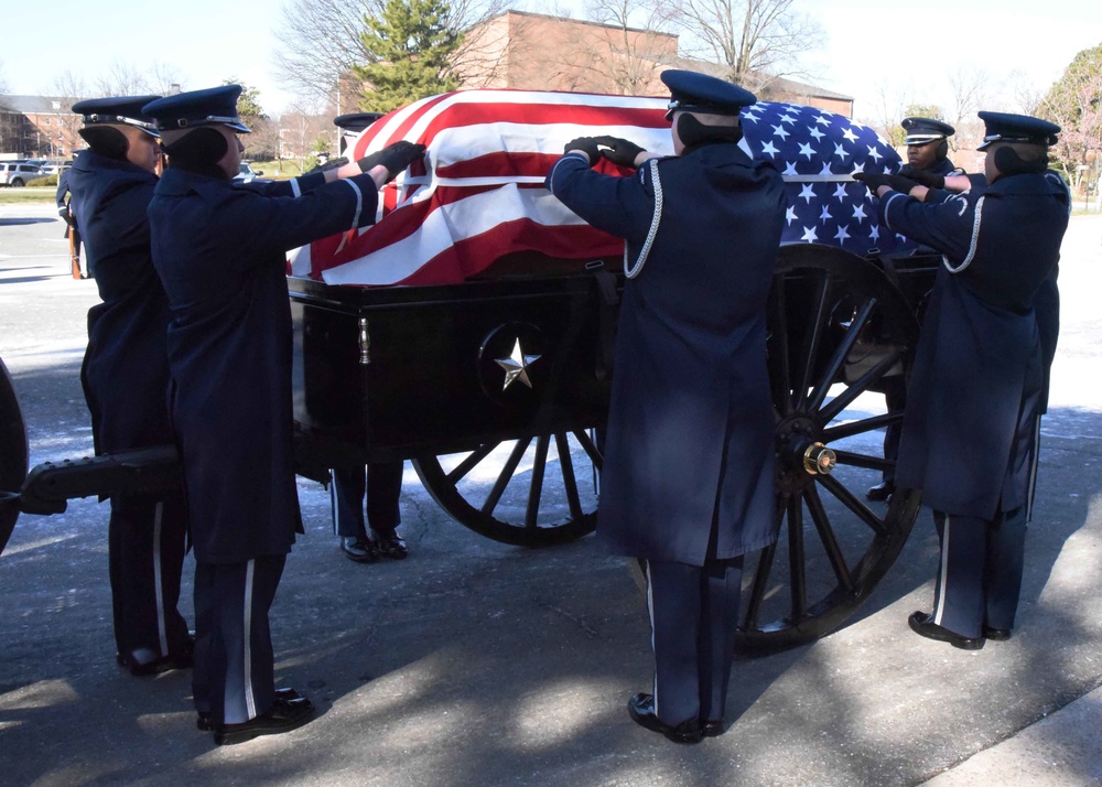 Air Force Chief Master Sgt. Donald J. Hall Funeral