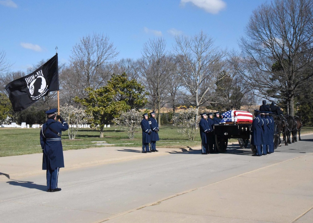 Air Force Chief Master Sgt. Donald J. Hall Funeral