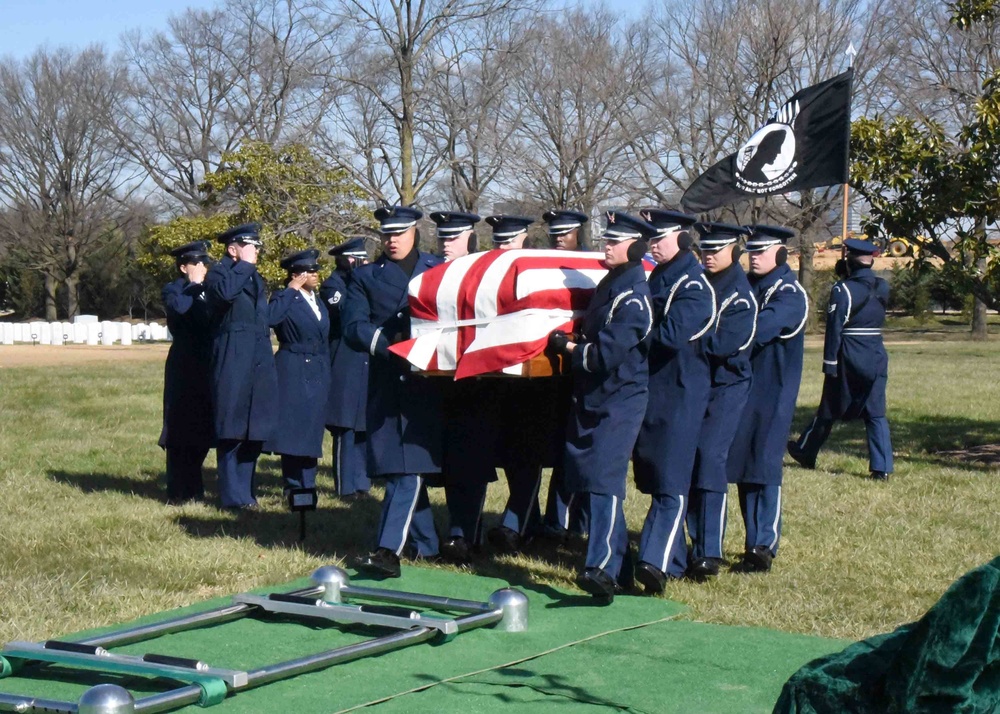 Air Force Chief Master Sgt. Donald J. Hall Funeral