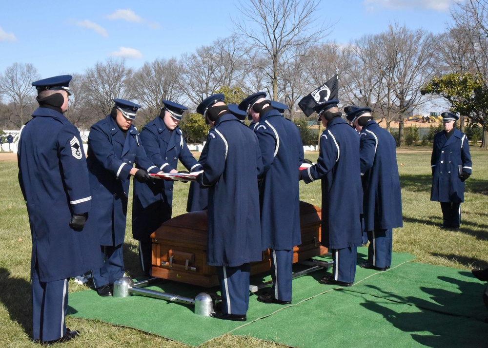 Air Force Chief Master Sgt. Donald J. Hall Funeral