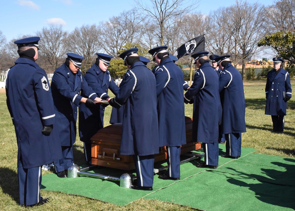 Air Force Chief Master Sgt. Donald J. Hall Funeral