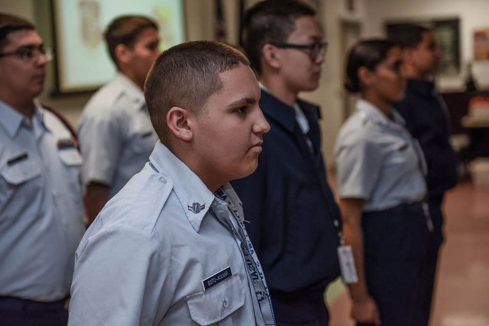 JP McCaskey Junior ROTC visits 193rd SOW