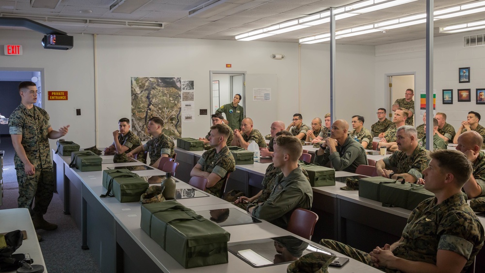 VMGR-252 conducts CBRN defense training