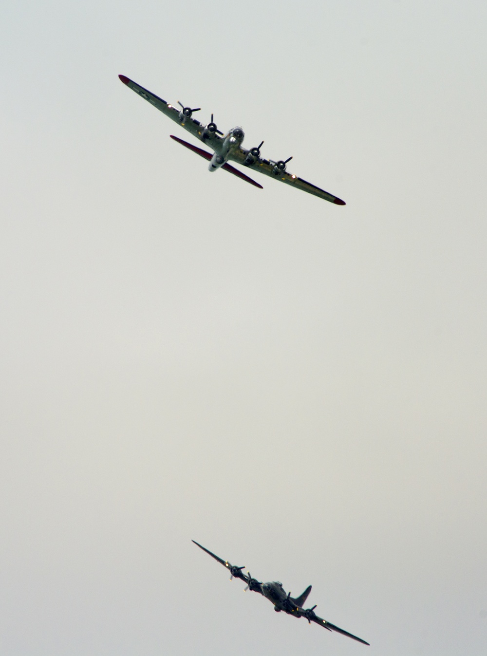 B-17s and Mustangs buzz Wright-Patt