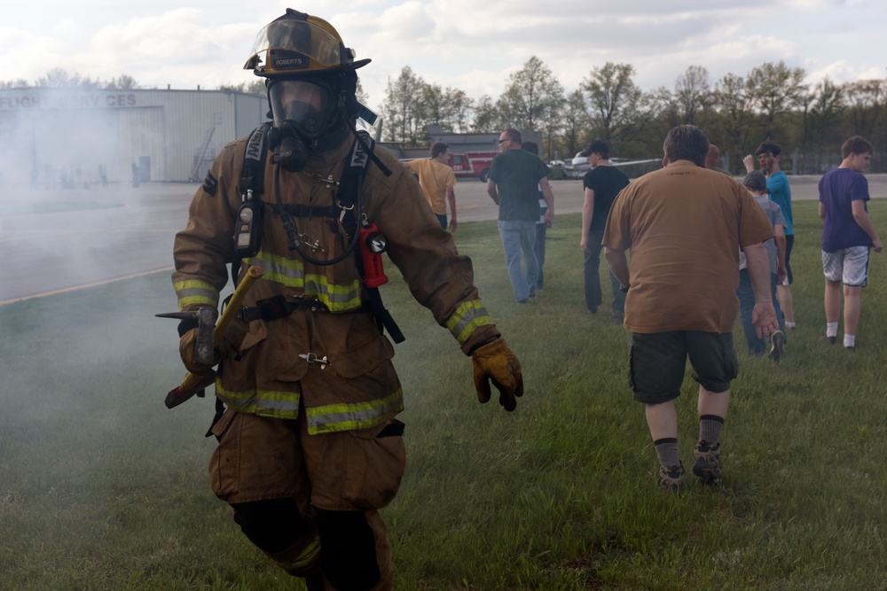 180FW Fire Fighter Training Exercises