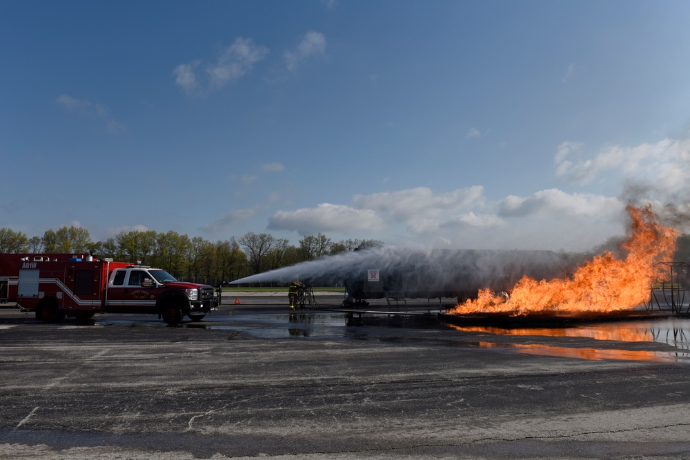180FW Fire Fighter Training Exercises