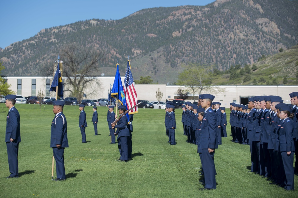 2018 U.S. Air Force Academy Preparatory School graduation parade