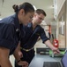 Sailors conduct routine water testing aboard USNS Mercy