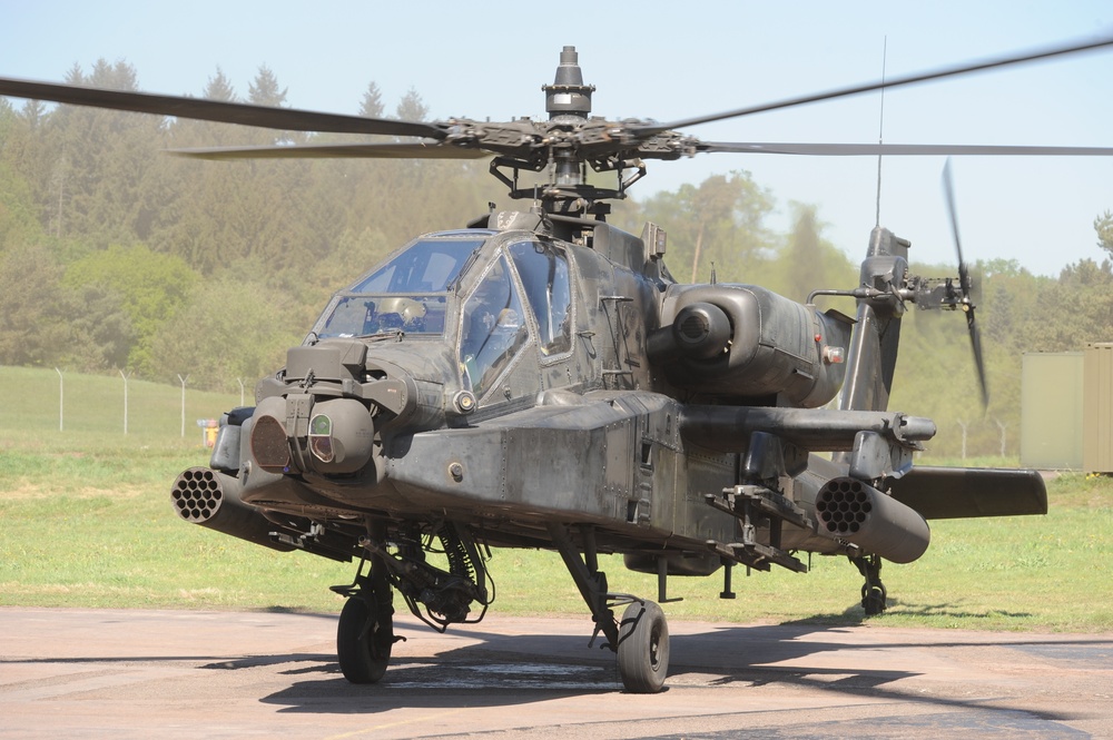 Apache AH-64 Helicopter Gunnery