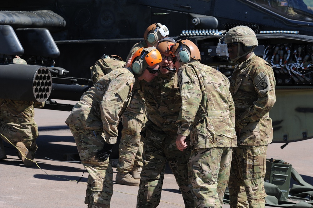 Apache AH-64 Helicopter Gunnery