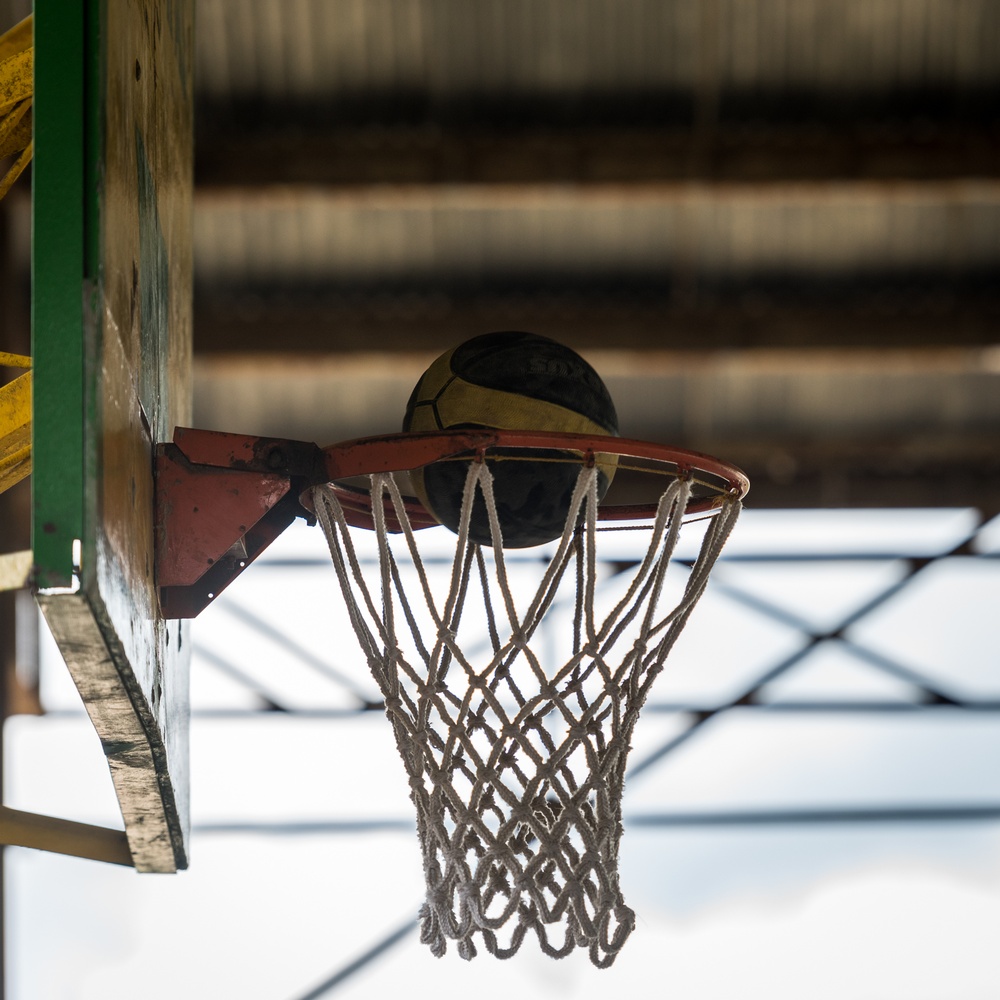 Balikatan 18: U.S. Marines Play Basketball With Philippine Army Soldiers