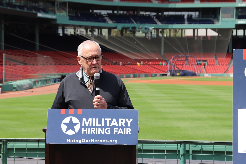 Military Hiring Event held at Fenway Park