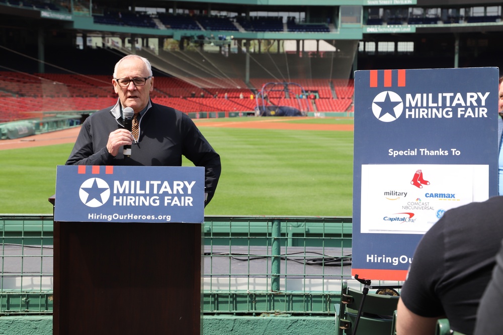 Military Hiring Event held at Fenway Park