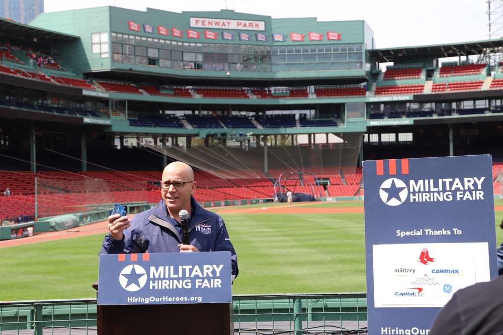Military Hiring Event held at Fenway Park