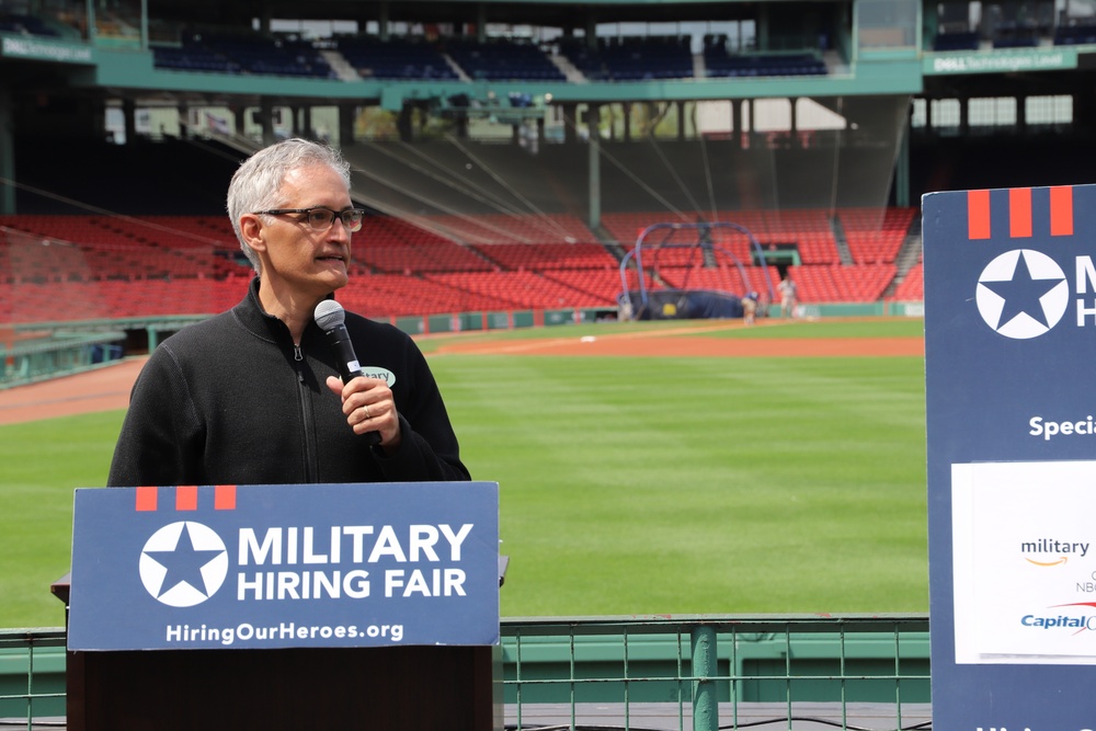 Military Hiring Event held at Fenway Park