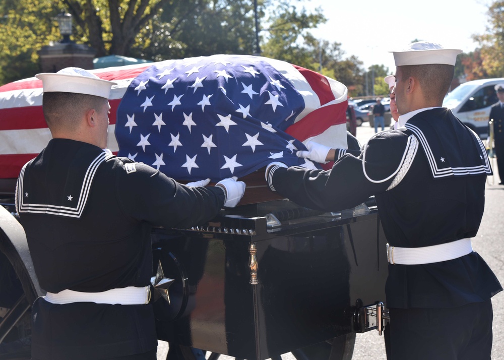Navy Fireman 3rd Class John H. Lindsley Funeral