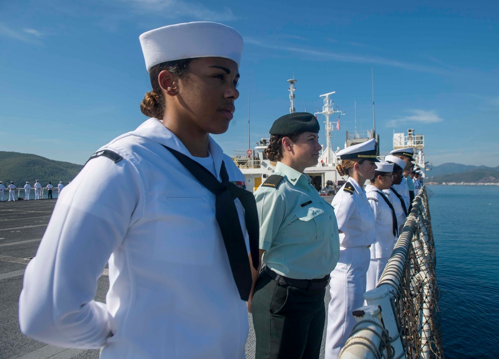 USNS Mercy arrives in Nha Trang, Vietnam
