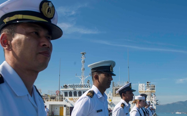 USNS Mercy arrives in Nha Trang, Vietnam
