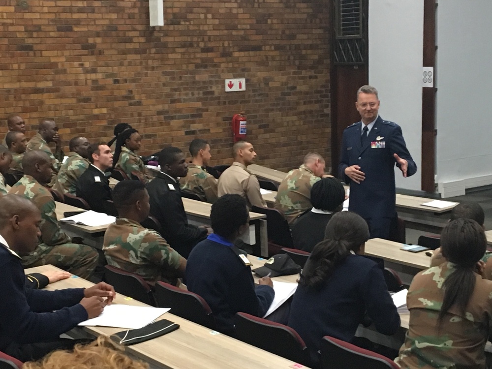 New York Adjutant General Speaks with South African leaders
