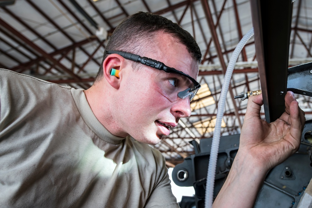 723d AMXS, Army depot rebuild Pave Hawk