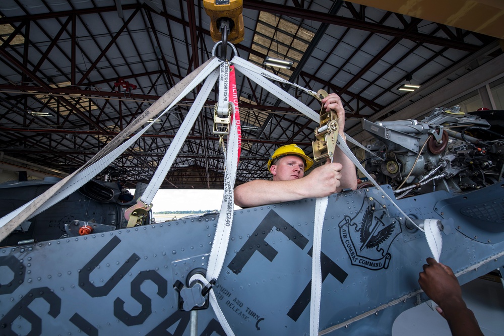 723d AMXS, Army depot rebuild Pave Hawk