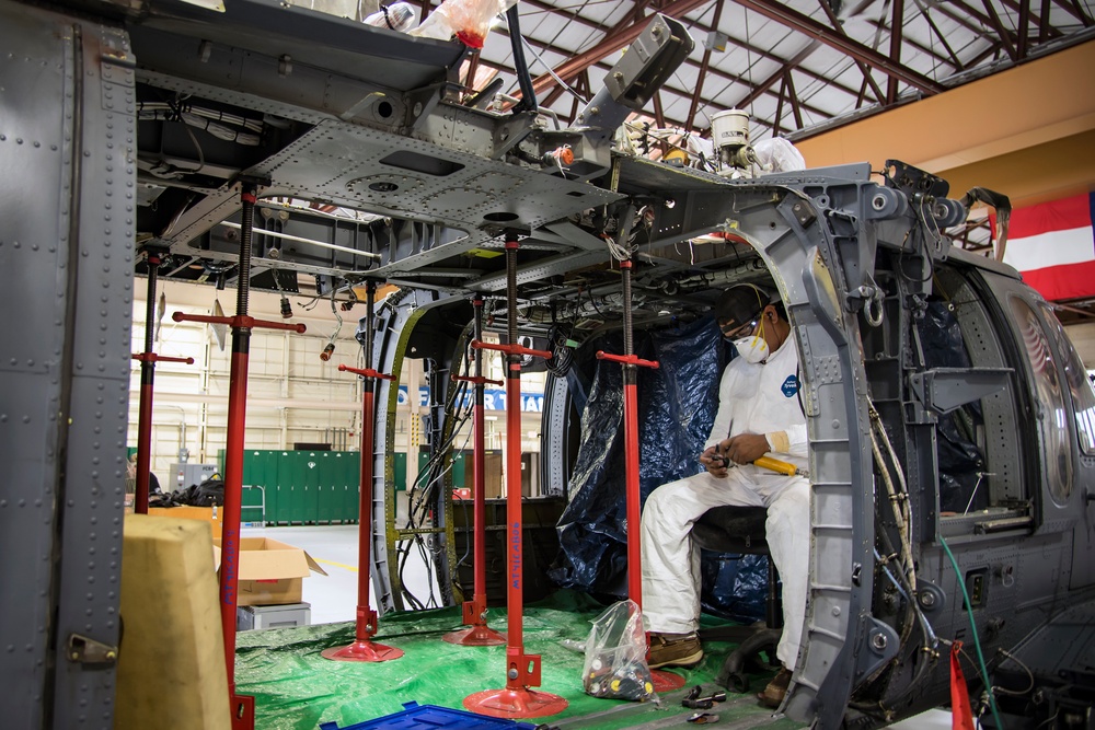 723d AMXS, Army depot rebuild Pave Hawk