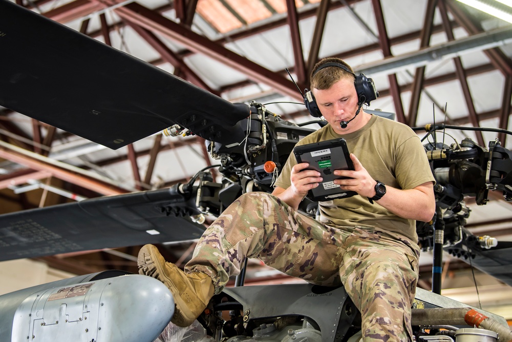 723d AMXS, Army depot rebuild Pave Hawk