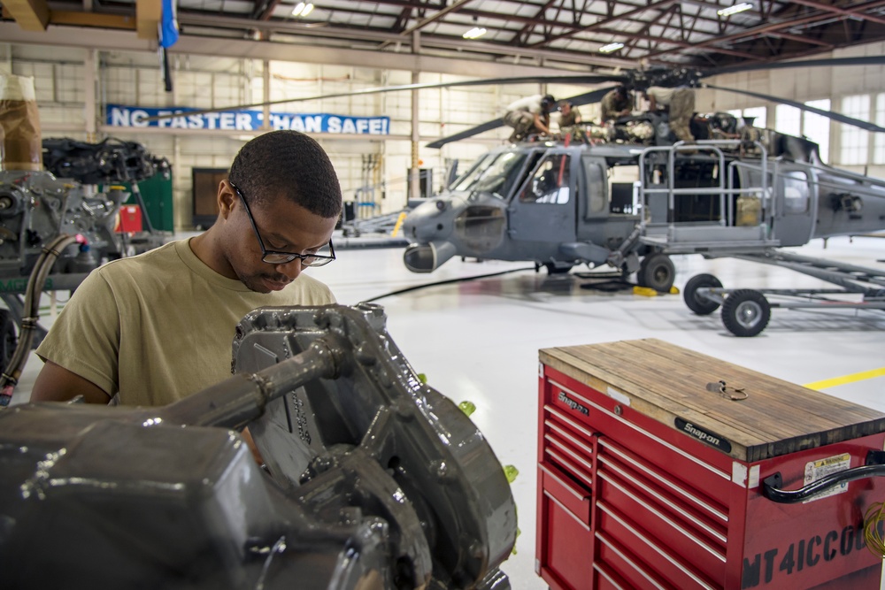 723d AMXS, Army depot rebuild Pave Hawk