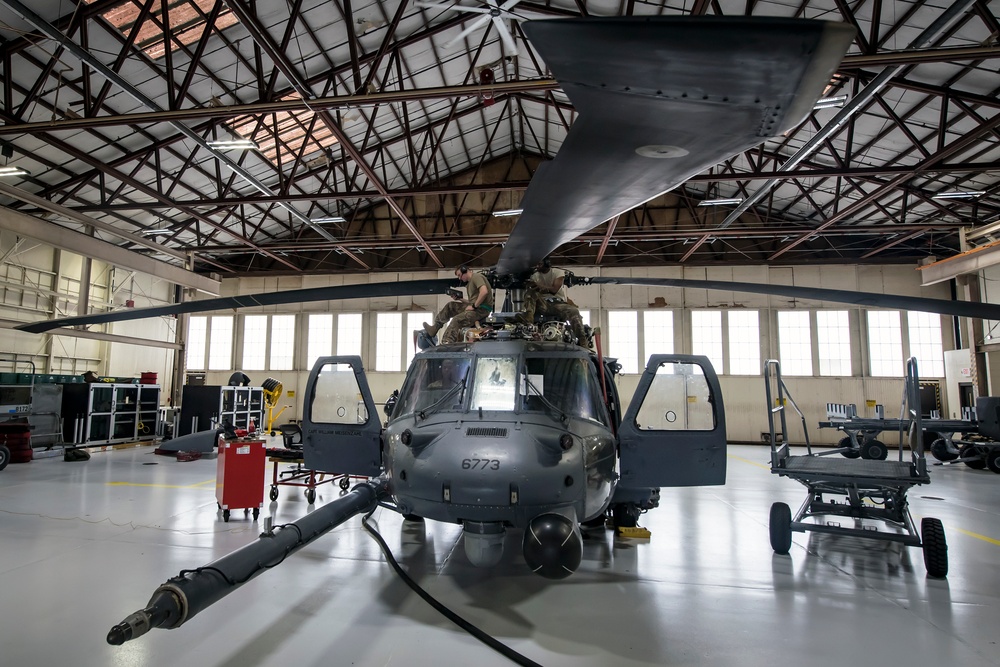 723d AMXS, Army depot rebuild Pave Hawk