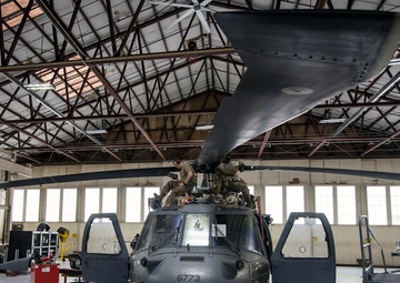 723d AMXS, Army depot rebuild Pave Hawk