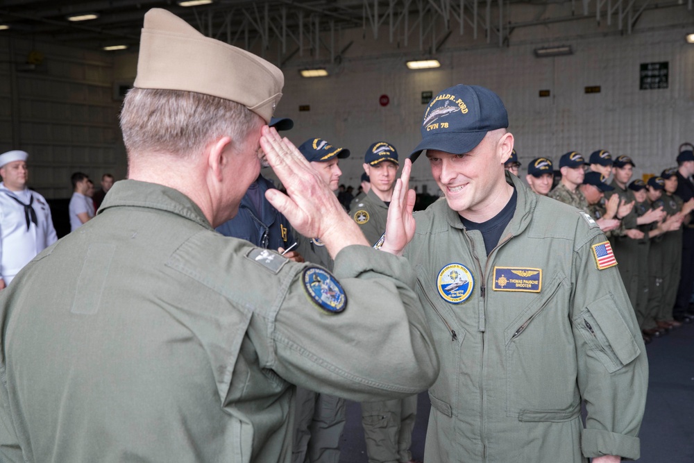 USS Gerald R, Ford Officer Departures