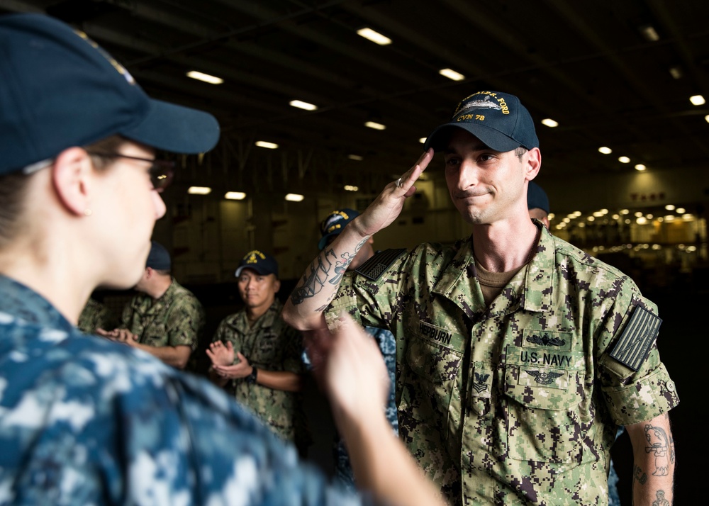 MC1 Hepburn Rung Ashore