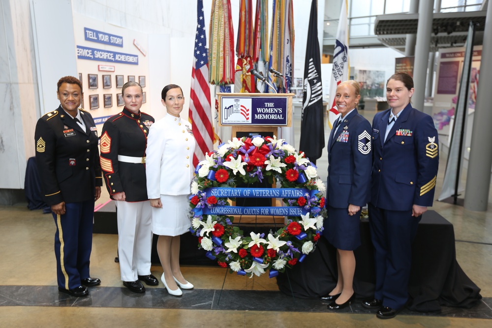 Women in the Military Wreath Laying Ceremony