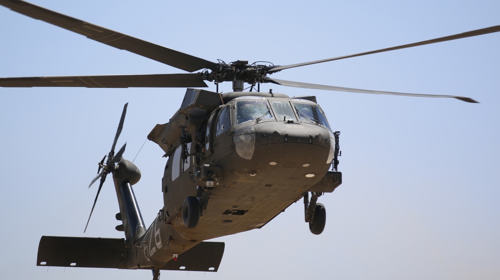 UH-60 in flight