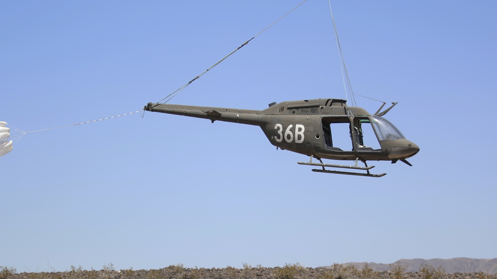 OH-58 on a sling