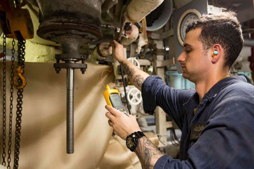 Welding on the Kearsarge